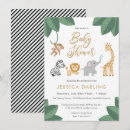 Search for cute animals baby shower invitations Elephant