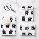 Search for black bear wrapping paper Wild animal