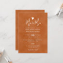 Search for burnt orange bridal shower invitations Calligraphy