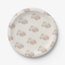 Recherche de floral baby shower plates Maman