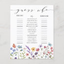 Search for bride and groom question games Wildflower
