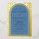 Search for royal blue and yellow wedding invitations Summer