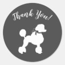Search for poodle puppy stickers French