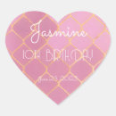 Search for 10th and stickers Rose gold