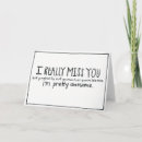 Search for funny i miss you cards Thinking of you
