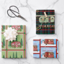 Search for tartan christmas wrapping paper Pine tree