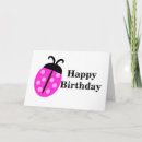 Search for pink ladybug cards Cute