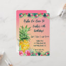 Search for hibiscus birthday invitations Sunset