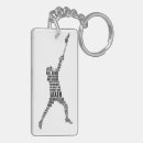 Recherche de lacrosse porteclés Typographie