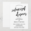 Search for casual rehearsal dinner invitations Simple