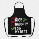 Search for naughty christmas aprons Merry