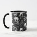 Search for skull and roses mugs Goth