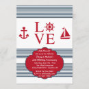 Search for nautical anniversary invitations Anchor