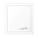 Recherche de noir et blanc blocsnotes Chic