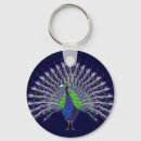 Search for plumage keychains Peafowl