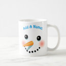 Search for funny snowman cartoon mugs Seasonal
