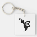 Search for bee square keychains Wings