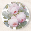 Recherche de roses anglais dessous de verres Floral