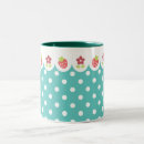 Search for teal polka dots mugs Girly