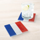 Recherche de drapeau france dessous de verres Rouge