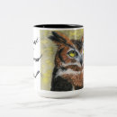 Search for great horn owl mugs Horned