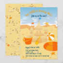 Search for sand castle birthday invitations For kids