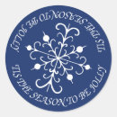 Search for deep blue stickers Snowflake