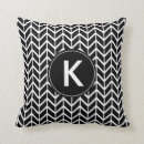 Recherche de chevron blanc s coussins Initiale