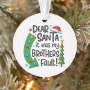 Search for fault ornaments Santa