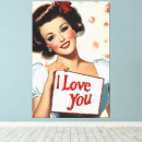Search for pin up canvas prints Retro