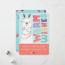 Search for llama christmas cards Modern