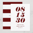 Recherche de rayé invitations Minimaliste