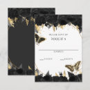 Search for butterflies rsvp cards Floral