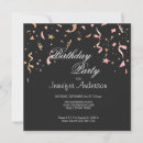 Search for glitter confetti invitations Girly