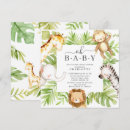 Search for zebra square invitations Jungle