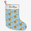 Recherche de tigre chaussette de noël Dessin