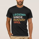 Search for august tshirts Legend