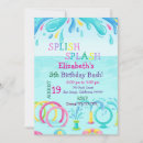 Search for water park birthday invitations Kids summer pool