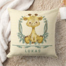 Search for safari nursery pillows Giraffe