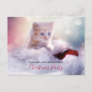 Search for christmas kitten postcards Tabby