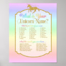 Search for unicorn name game posters Rainbow