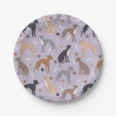 Recherche de greyhound assiettes Chien