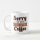Search for sorry mugs Caffeine