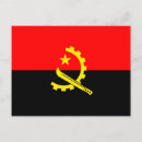 Recherche de l angola cartes postales Drapeau