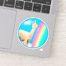 Recherche de leche de la autocollants Humour