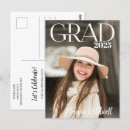 Search for graduation invitation postcards Typography