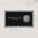 Recherche de noir brillant cartes visite Argent