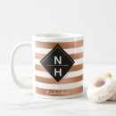 Search for copper and white mugs For her