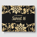 Search for sweet 16 guest books Black