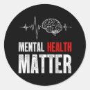 Search for human brain stickers Mental health awareness